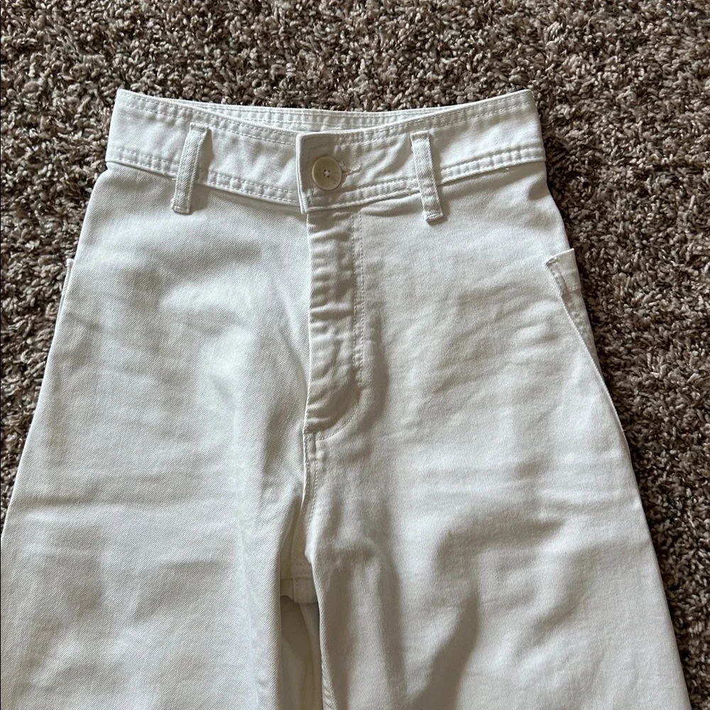 Zara High Rise Wide Leg Jeans - Picture 2 of 7